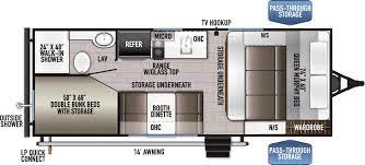 2023 EAST TO WEST RV DELLA TERRA 170BHLE, , floor-plans-day image number 0
